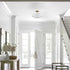 Modern LED Living Room Ceiling Lights Drum Shade, Color-Selectable